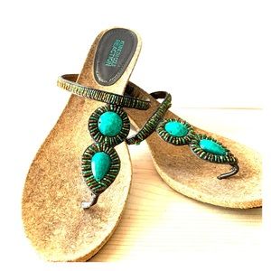 Kenneth Cole Turquoise Sandals